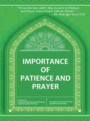 cover image of Importance of Patience and Prayer